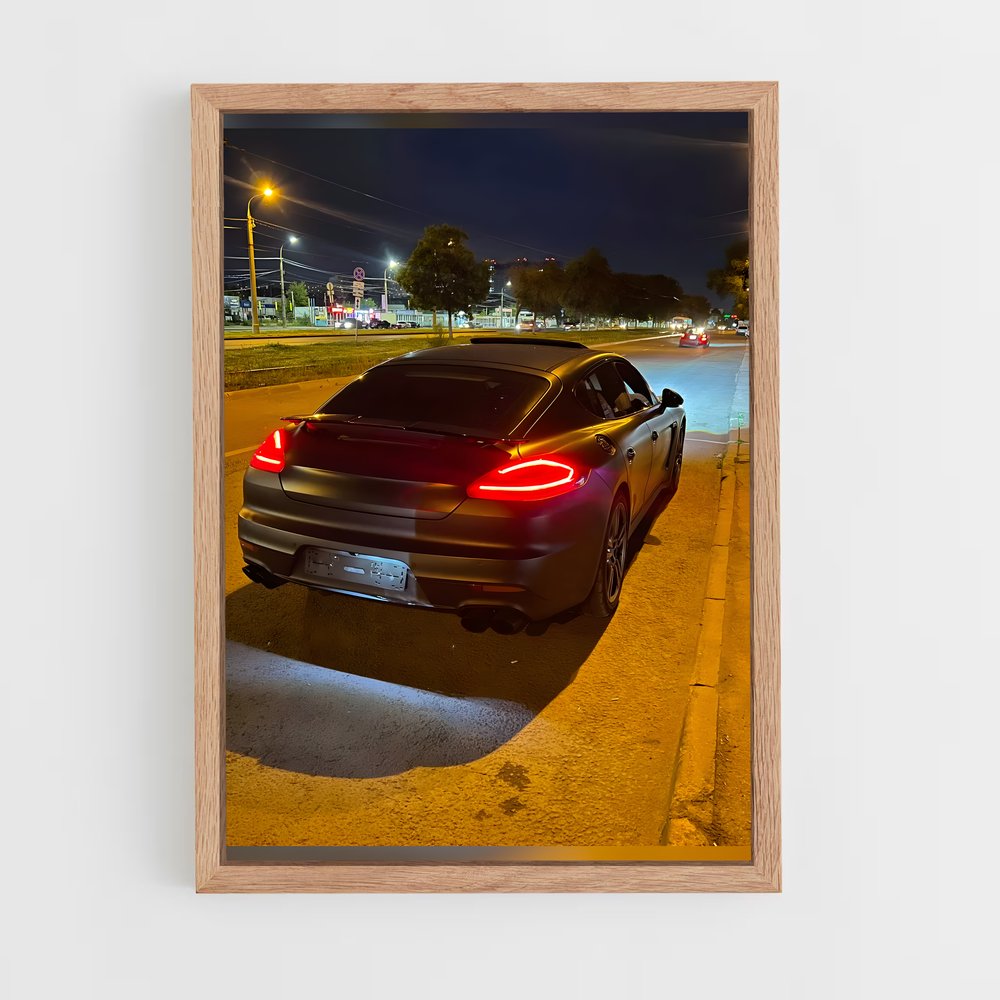 Poster Panamera Sur Route – affiche Porsche (vue 4)